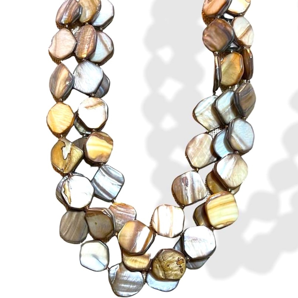 BNWOT GLASS MULTI-STRAND GLASS BEADED GORGEOUSNESS